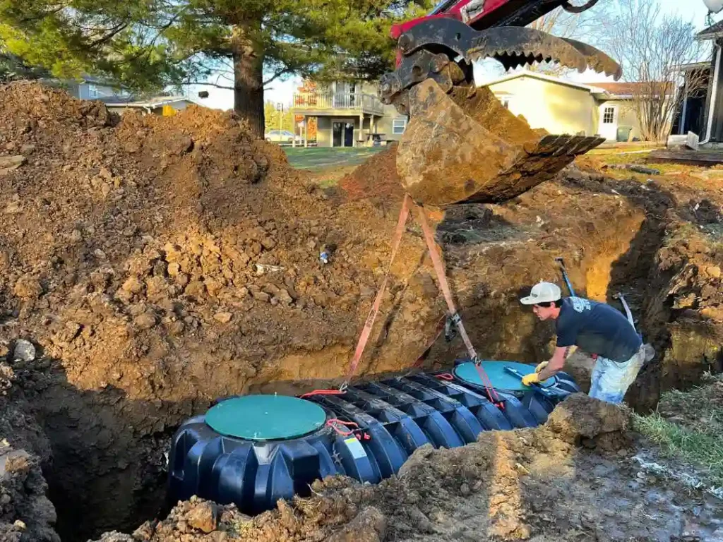 septic tank installation